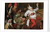 Detail of Combat Between Carnival and Lent by Workshop of Bruegel the Elder