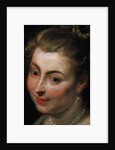 Detail of Face from Isabella Brant as Glycera by School of Peter Paul Rubens
