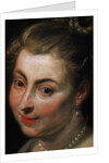 Detail of Face from Isabella Brant as Glycera by School of Peter Paul Rubens