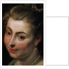 Detail of Face from Isabella Brant as Glycera by School of Peter Paul Rubens