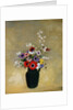 Large Green Vase with Mixed Flowers by Odilon Redon