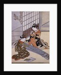 Playing the Koto by Suzuki Harunobu