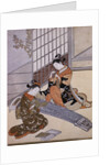 Playing the Koto by Suzuki Harunobu