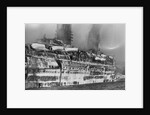Gutted Hull Of Oceanliner, Qn. Elizabeth by Anonymous