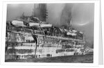 Gutted Hull Of Oceanliner, Qn. Elizabeth by Anonymous