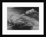 Space Craft Docking Drawing by Anonymous