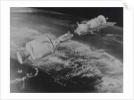 Space Craft Docking Drawing by Anonymous