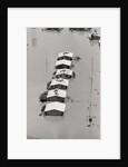 Row Of Houses Sits Flooded By Hurricane by Anonymous