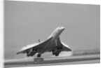 Concorde On First Takeoff From New York by Anonymous
