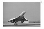 Concorde On First Takeoff From New York by Anonymous