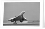 Concorde On First Takeoff From New York by Anonymous