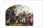 Nathan Hale Led to His Execution Illustration by Corbis