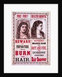 Poster For Dobbins' Hair Renewer by Anonymous