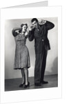 Woman and Man With Hands Over Ears by Anonymous