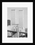 Brooklyn Bridge and World Trade Center Towers by Anonymous