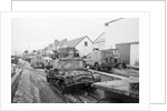 British Army Vehicles in the Falkland Islands by Corbis