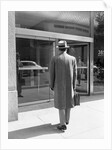 Salesman in Front of Office Building by Anonymous