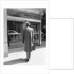 Salesman in Front of Office Building by Anonymous