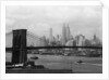 Manhattan Skyline And Brooklyn Bridge by Anonymous