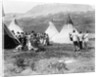 Native Americans Dance Amongst Teepees by Anonymous