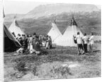 Native Americans Dance Amongst Teepees by Anonymous