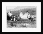 Native Americans Dance Amongst Teepees by Anonymous