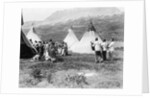 Native Americans Dance Amongst Teepees by Anonymous