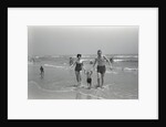 Family Walking on the Beach by Anonymous