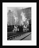 Locomotives Taking on Coal in Coal Docks in Philadelphia by Anonymous
