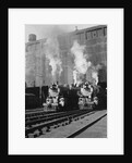 Locomotives Taking on Coal in Coal Docks in Philadelphia by Anonymous