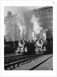 Locomotives Taking on Coal in Coal Docks in Philadelphia by Anonymous