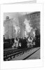 Locomotives Taking on Coal in Coal Docks in Philadelphia by Anonymous