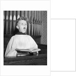 Young Choirboy Singing by Anonymous