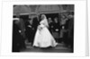 Bride And Groom Leaving Church by Anonymous