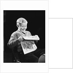 Boy Reading Comics by Anonymous