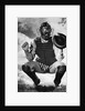 Baseball Catcher Awaiting the Ball by Anonymous