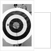 Archery Target With Arrow in the Bull's Eye by Anonymous