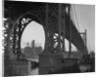 Williamsburg Bridge Spanning East River by Anonymous
