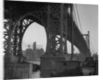 Williamsburg Bridge Spanning East River by Anonymous