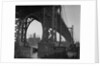 Williamsburg Bridge Spanning East River by Anonymous