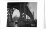 Williamsburg Bridge Spanning East River by Anonymous