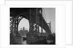 Williamsburg Bridge Spanning East River by Anonymous