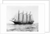 Short-Masted Schooner by Anonymous