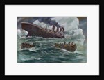 Drawing of the Sinking of the Titanic by Anonymous