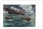 Drawing of the Sinking of the Titanic by Anonymous