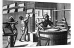 18th-Century Engraving of The Papermaker by Anonymous