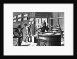 18th-Century Engraving of The Papermaker by Anonymous