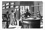 18th-Century Engraving of The Papermaker by Anonymous