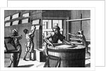 18th-Century Engraving of The Papermaker by Anonymous