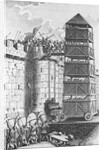 Engraving of Pavisers and a Movable Tower by Anonymous